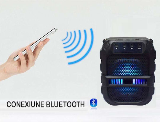 Ηχείο Bluetooth 5W με Ραδιόφωνο και Διάρκεια Μπαταρίας έως 2 ώρες Μαύρο