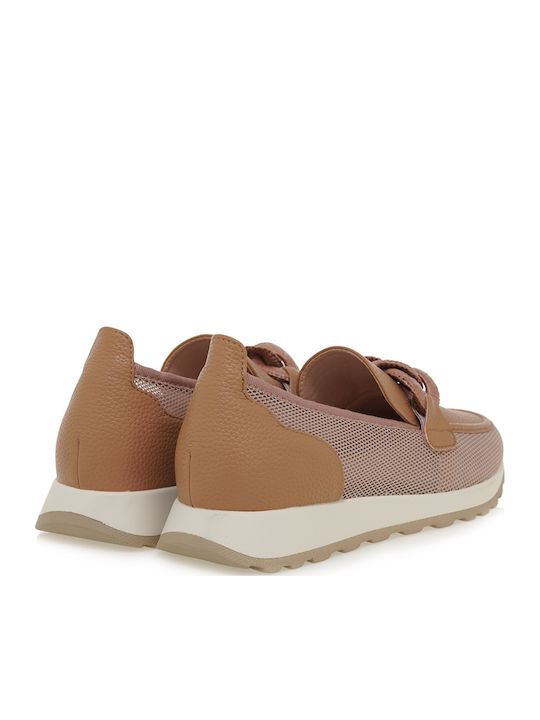 Women's Loafers in Brown Color