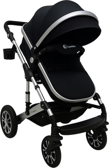 Beboulino Nesna Adjustable 3 in 1 Baby Stroller Suitable for Newborn Black