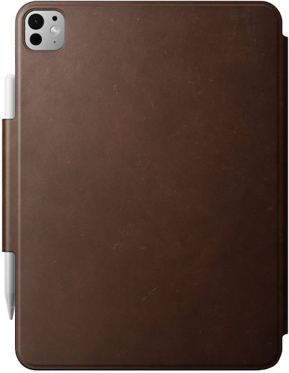 Nomad Folio Flip Cover Δερμάτινη Καφέ (iPad Pro 11)