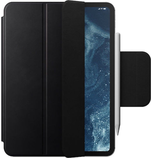 Nomad Folio Flip Cover Δερμάτινη Μαύρη (iPad Pro 11)