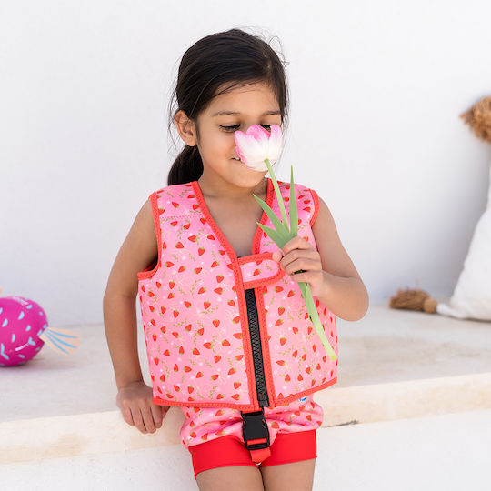 Splash Swimming Life Jacket Safety Belt Strawberries 2-4 Years