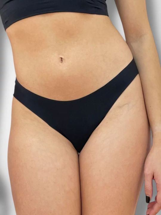 Femei Brazilia 3Pack fără cusături Black