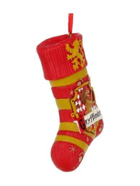 Harry Potter Gryffindor Set Weihnachtsbaumschmuck Stiefel aus Polyresin Rote 8x9.5cm 6 Stück
