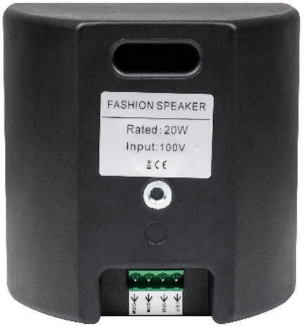 Dsppa Koaxial-Wandlautsprecher 4" 20W 100V Dsppa DSP402B Schwarz