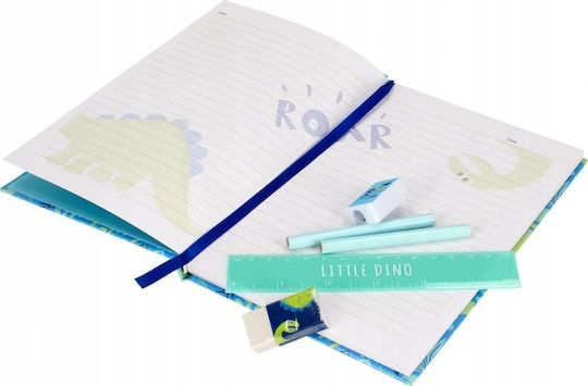 Kinder Schreibwarenset mit Bleistift, Spitzer, Radiergummi, Notizbuch und Lineal