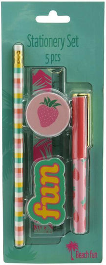 Set Școlar 5 Piese Plajă Y25x9.5x2cm