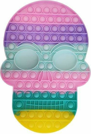 Siks Stress Relief Toy Skull Shape Pastel 30 Cm