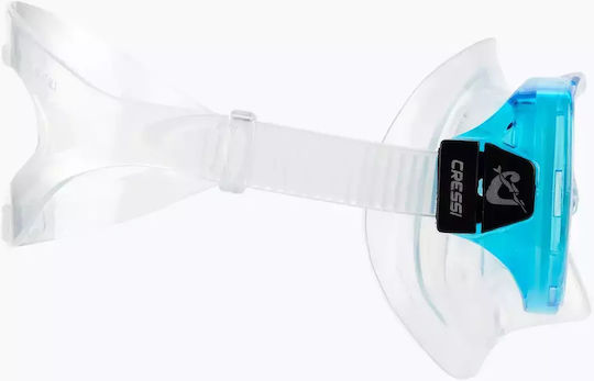 Cressi Ondina Jr Kids Snorkeling Set + Top Clear Aquamarine