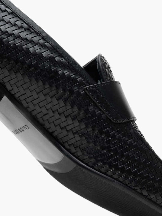 Leder Herrenschuhe Schwarz