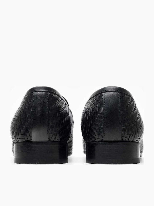Leder Herrenschuhe Schwarz