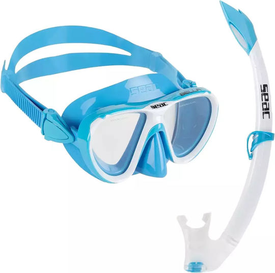 Seac Bella Kids Snorkeling Set Light Blue