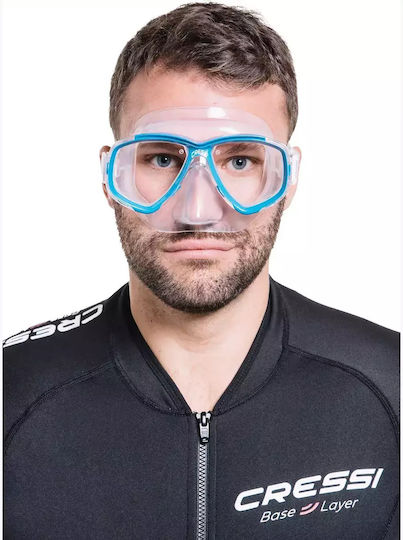 Cressi Perla Clear Blue Diving Mask
