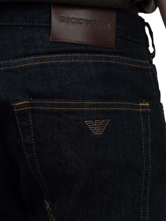 Men's Jeans Pants Elastic with Slim Fit Blue