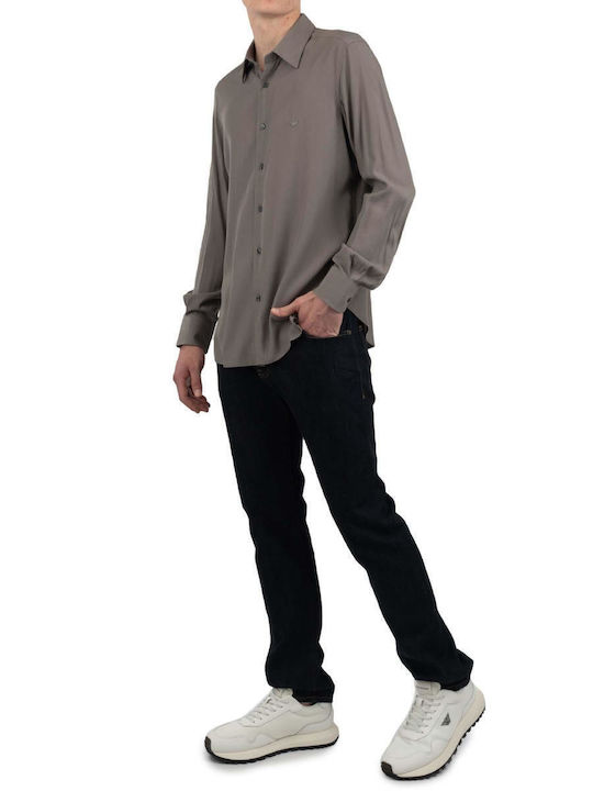 Langärmlig Hemd Gray