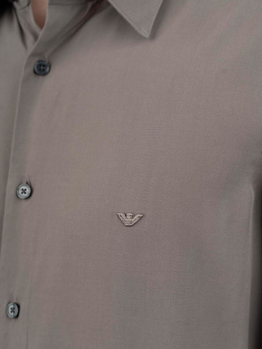 Langärmlig Hemd Gray
