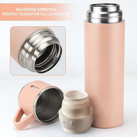 Sticlă Termos Oțel inoxidabil 500ml Set Stainless Steel Interior Includes