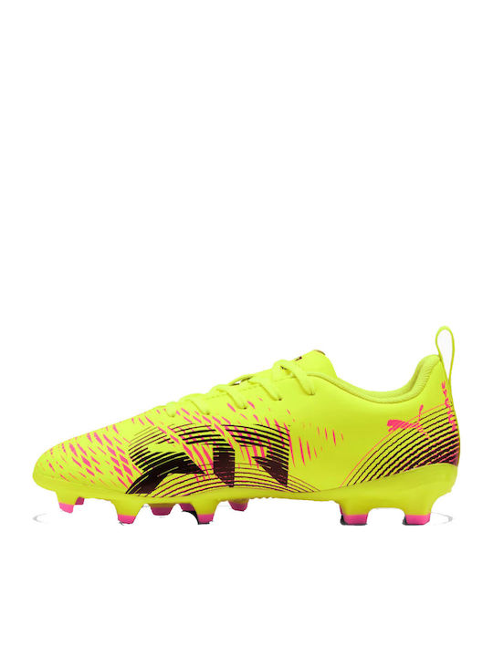 Future 8 Play Kids Molded Soccer Shoes Yellow