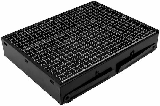 Factory Ανοξείδωτη Φορητή Ψησταριά Κάρβουνου 35x27εκ.