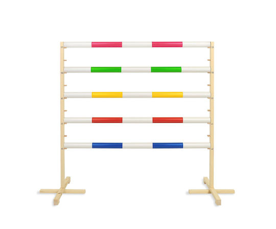 Cal de hobby cu obstacol săritor 120cm Bară roz
