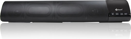 Kisonli LED-800 Ηχείο Bluetooth 10W με Ραδιόφωνο και Διάρκεια Μπαταρίας έως 5 ώρες Μαύρο