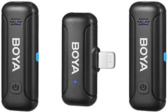 Boya BY-WM3T-D2 Ασύρματο Μικρόφωνο Πέτου, Clip On για Φωνητικά