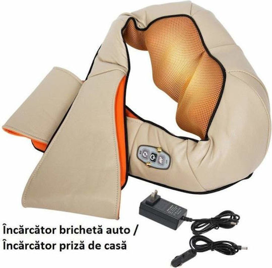 Massage Device Shiatsu for the Neck & the Back with Infrared Heat Brown
