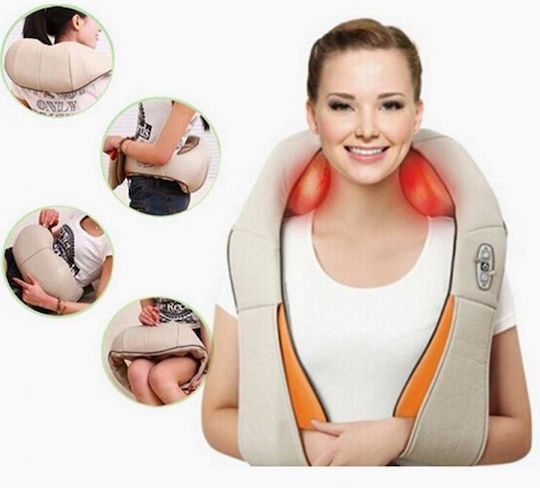 Massage Device Shiatsu for the Neck & the Back with Infrared Heat Brown