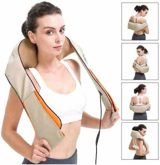 Massage Device Shiatsu for the Neck & the Back with Infrared Heat Brown
