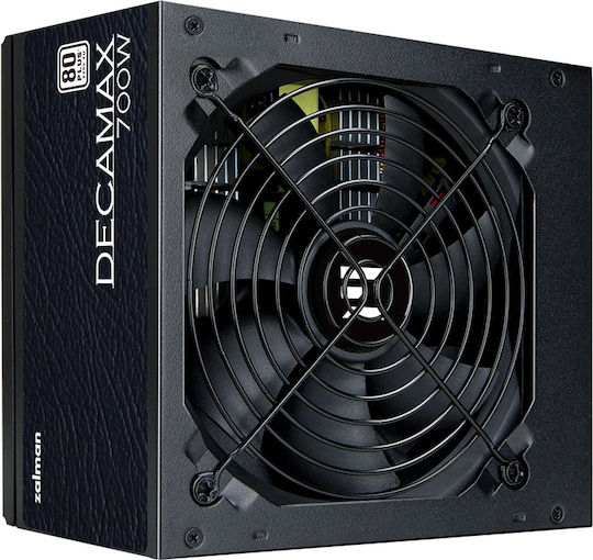 Zalman DecaMax 700W Μαύρο Τροφοδοτικό Υπολογιστή Full Modular 80 Plus Standard