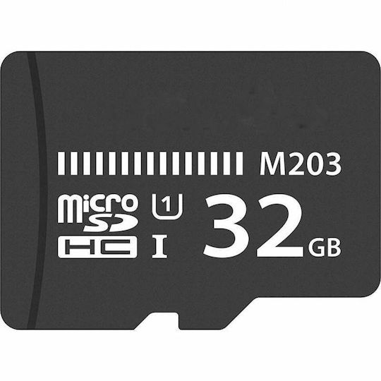 Card de memorie MicroSD de 32 Gb Siks include adaptor SD Clasa 10 Viteză mare Compatibil cu cameră video auto DVR Cameră de supraveghere Telefon Laptop Tabletă Negru