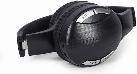 Gembird BTHS-01 Wireless / Wired Over Ear Headphones with 5 hours of Operation Black