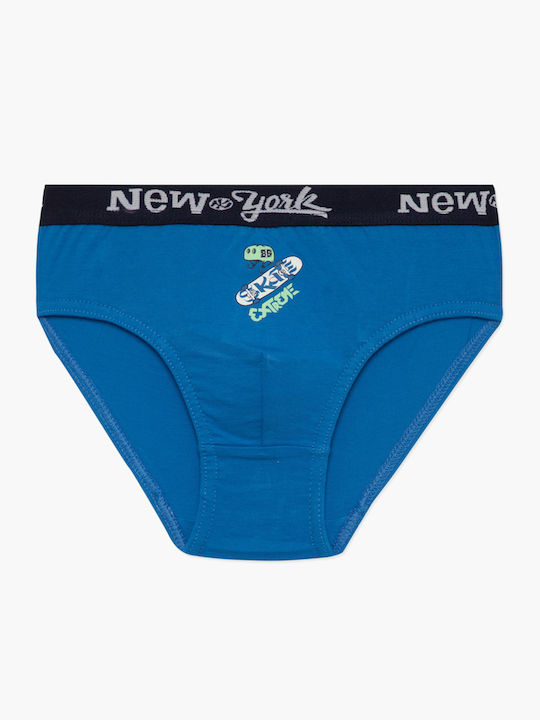 Minerva New York Παιδικό Σετ με Βρακάκια Roya, Marin, Grey 3τμχ