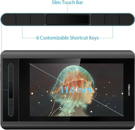 XP-Pen Artist 12 Γραφίδα Σχεδίασης με Όθονη FHD 11.6"