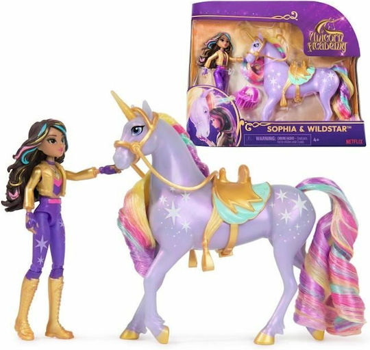Spin Master Sophia & Wildstar Σετ Κούκλας Unicorn Academy για 3+ Ετών
