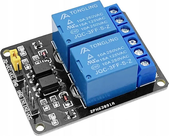 Rosfix 2-κανάλις Μονάδα Ρελέ 24v Arduino