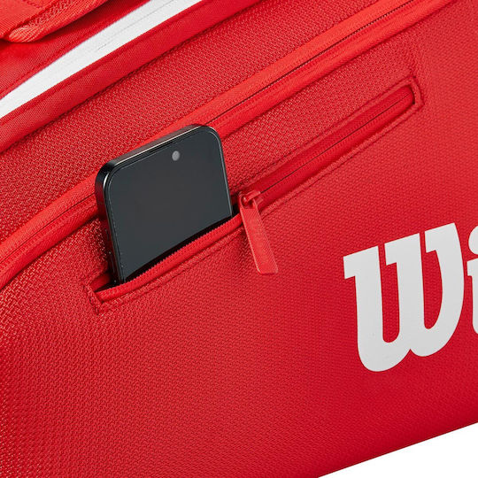 Wilson Super Tour 9 Racket Tennis Bag Red