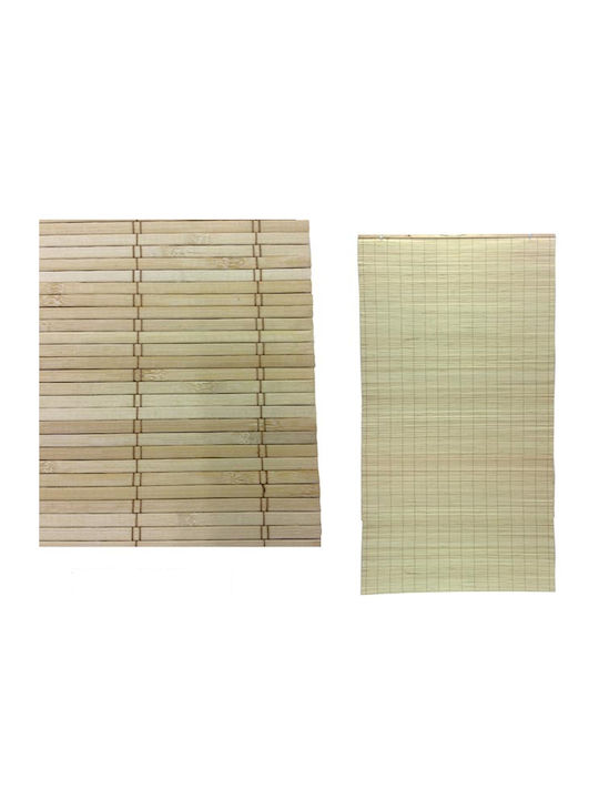 ArteLibre Shade Blind Bamboo in Beige Color L120xH250cm ArteLibre Shade Blind Bamboo in Beige Color L120xH250cm