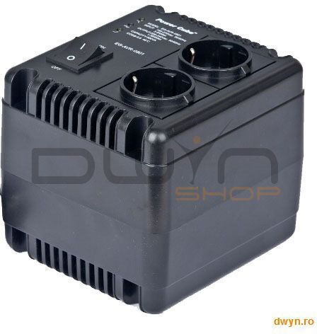 Gembird EG-AVR-1001 Compact Voltage Regulator Relay 1000VA with 2 Sockets Current