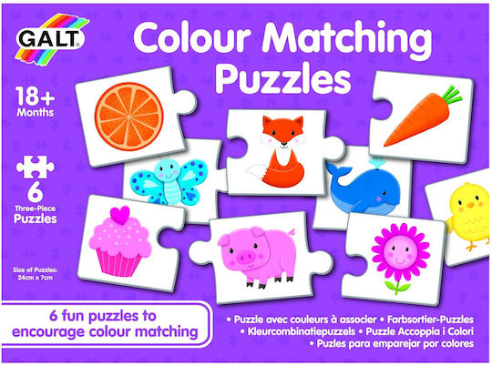 Puzzle pentru Copii World Of Colours pentru 1,5+ ani+ Ani Galt Toys