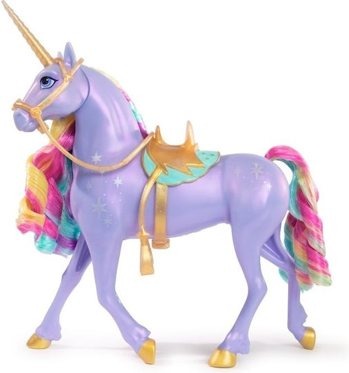 Spin Master Unicorn Academy Wildstar cu Luminițe Curcubeu 28cm.