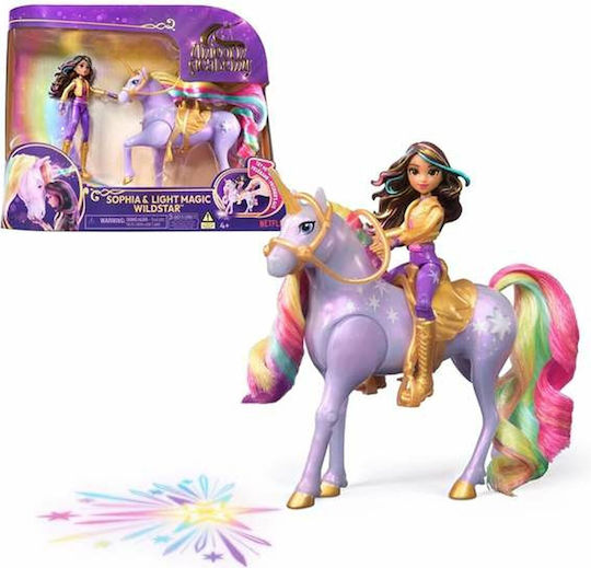 Spin Master Unicorn Academy Doll Set Sophia & Light Magic Wildstar for 4+ years old+ Years