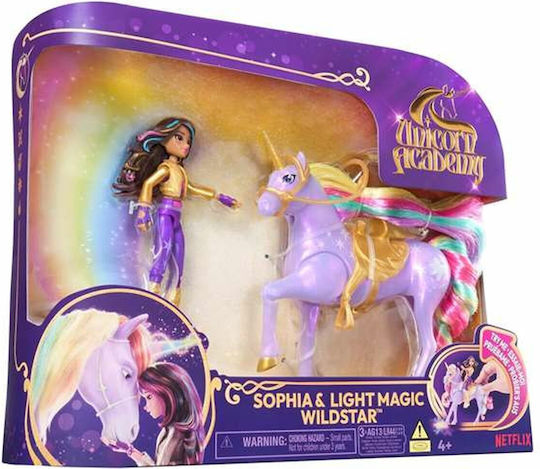Spin Master Unicorn Academy Doll Set Sophia & Light Magic Wildstar for 4+ years old+ Years