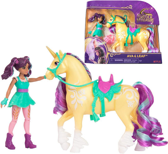 Spin Master Unicorn Academy Doll Set Ava & Leaf for 3+ years+ Years