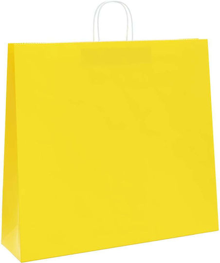 vidaXL Χάρτινη Τσάντα για Δώρο Κίτρινη 54x49x15εκ. 250τμχ