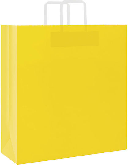 vidaXL Papier Tasche für Geschenke Gelb 45x48x17cm. 250Stück