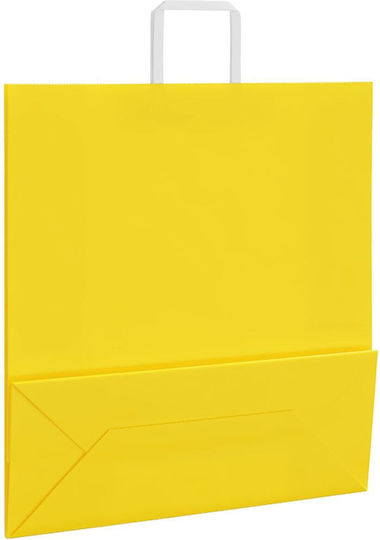 vidaXL Papier Tasche für Geschenke Gelb 45x48x17cm. 250Stück