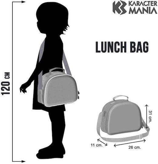 Karactermania Lion King Kinder Lunchtasche Handtasche Gelbe 20x10x25,5cm