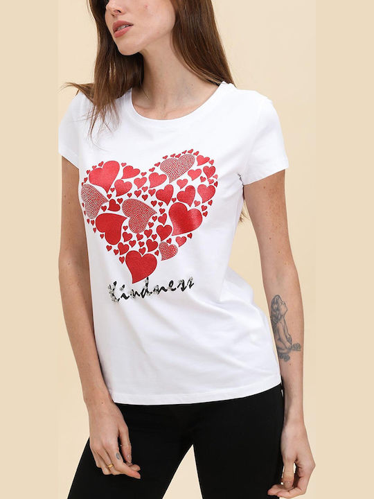 Damen Bluse Baumwolle White