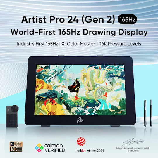 XP-Pen Artist 24 Pro Gen 2 165Hz Stilou digital cu ecran QHD 23.8"